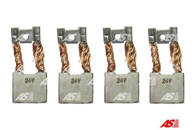 Щетка угольная, стартер as-pl sb1011 фото №1