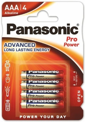 4x Baterie AAA / LR03 Panasonic Alkaline PRO Power