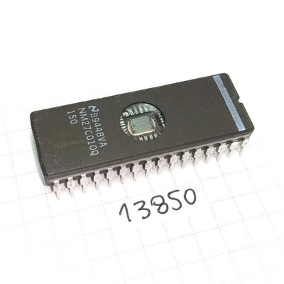 Pamięć EPROM 27C010 1Mbit 150ns CDIP32UV CMOS/TTL NSC NM27C010Q-150
