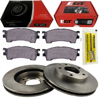 DISCS + PADS FRONT MAZDA 626 IV GE V GF XEDOS-6  