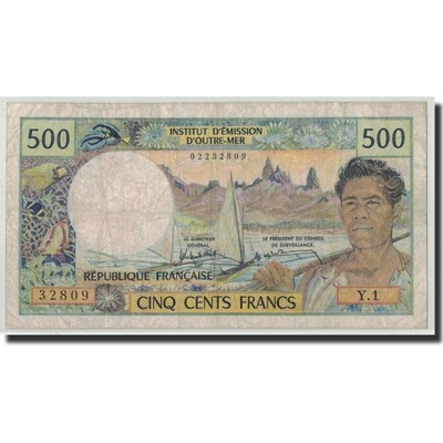 Banknot, Nowa Kaledonia, 500 Francs, Undated (1969