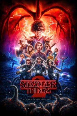 Oryginalny plakat Stranger Things 2 30x21 cm Obraz