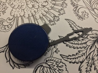 Opel corsa f заглушка фаркоп бампера перед 17- фото №1