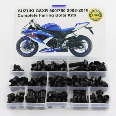 PARA SUZUKI GSXR600 GSXR750 2008 2009 2010 MOTOCICLETA COMPUESTO COMPLETO DEFLECTORES CON  