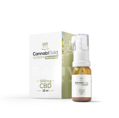 CannabiGold Terpenes+ Kannabidiol i terpeny w oleju 500mg