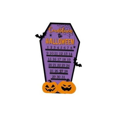 Kalendarz adwentowy na Halloween dla dorosłych dzieci, trwały