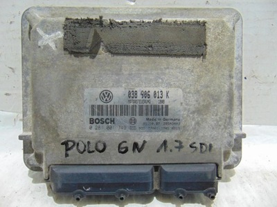 КОМПЬЮТЕР ДВИГАТЕЛЯ VW POLO 6N 1.7 SDI 038906013K