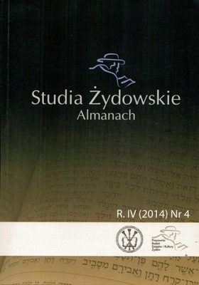 STUDIA ŻYDOWSKIE ALMANACH JEWISH STUDIES ALMANAC 4