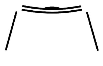 Прокладка скло перед лобове renault symbol 98-05 d-0014 фото №1