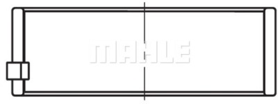 Mahle 007 hs 18019 030 набір підшипник вала колінчастого фото №1