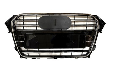 Решітка радіатора решітка радіатора audi a4 b8 lift 2011 - 2015 s-line з хромовані елементи bez pdc фото №1