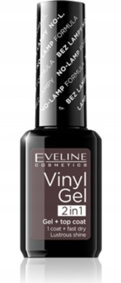 EVELINE VINYL GEL lakier winylowy+top coat 2w1 kolor 219 12 ml