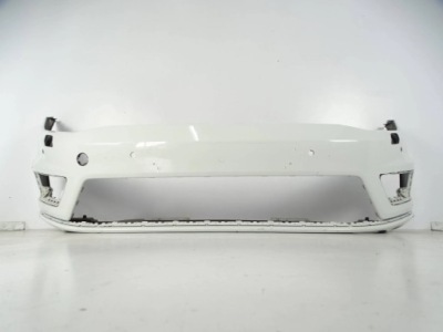 Бампер перед передний vw golf vii r-line + плита фото №1