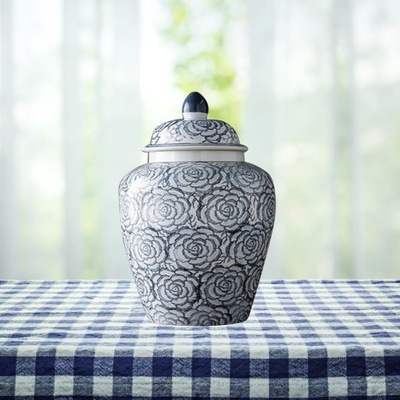 Ceramiczny wazon na kwiaty Dekoracyjny słoik Średni styl C