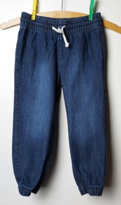 H&M_chłopięce jeansy Joggery Regular fit_2-3lata 98cm