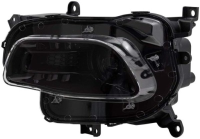 Jeep cherokee kl 2014 - 2018 лампа фара чорний eu лівий lh фото №1