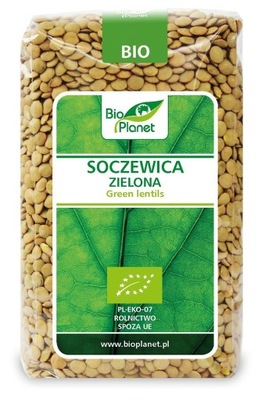 SOCZEWICA ZIELONA BIO 500 g - BIO PLANET