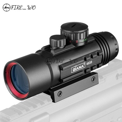 DIANA 4X33 Fishbone Red Green Dot Sight Scope