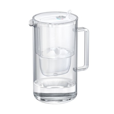 Dzbanek filtrujący szklany Aquaphor Glass 2,5l z wkładem Maxfor+ MG, biały