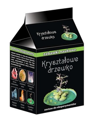 ZABAWKI NAUKOWE - KRYSZTAŁOWE DRZEWKO