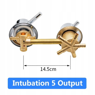 2/3/4/5-drożny przełącznik prysznicowy Mosiężny prysznic