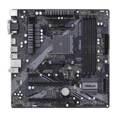 Płyta ASRock B450M Pro4 R2.0 /AMD B450/DDR4/SATA3/M.2/ USB3.1PCIe3.0/AM4/mA