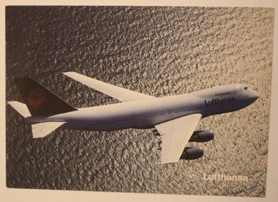 SAMOLOT - Lufthansa Boeing 747 - 200, CZYSTA
