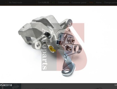 Суппорт тормозной. задняя правый alfa romeo mito 955 08- фото №1