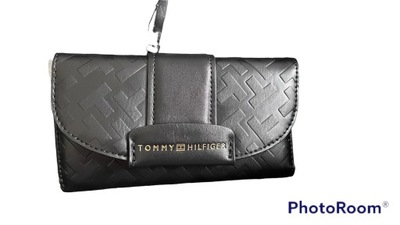 Tommy Hilfiger portfel czarny kobieta