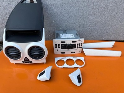 Opel corsa d радіо cd30 mp3 радіо панель набір білий europa фото №1