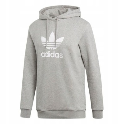 Bluza męska ADIDAS CY4572 TREFOIL HOODIE szara