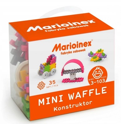 Marioinex Mini Waffle Konstruktor Dziewczynka 35el