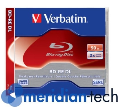 Bd-Re Dl Verbatim 2X 50Gb (Jewel Case 5) Blu-Ray