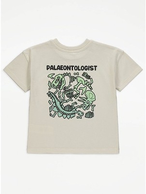 GEORGE t-shirt palaeontologist dinozaur + t-shirt gratis 86-92 SALE