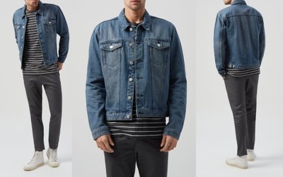 NEW LOOK Jeansowa kurtka BLEZER katana DENIM dżins