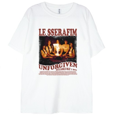 T-shirt Le Sserafim zespół Unforgiven koszulka M