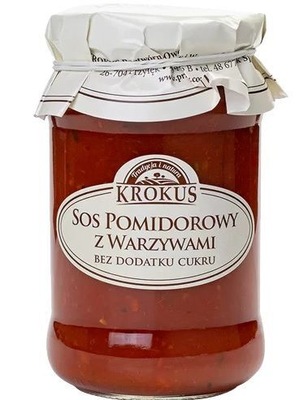 Krokus sos pomidorowy z warzywami 340 g