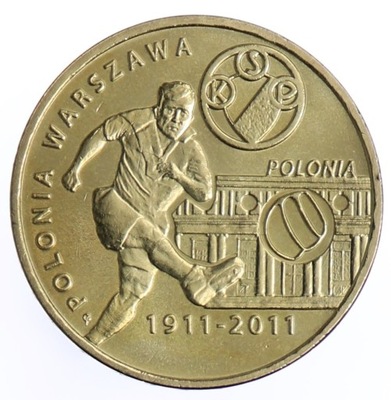 Moneta okolicznościowa 2 zł Polonia Warszawa -2011 r