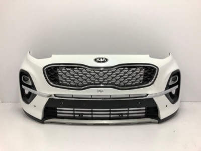 Kia sportage iv lift 2018- бампер передній фото №1