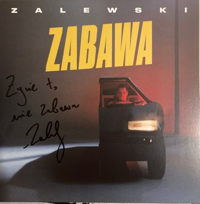 Krzysztof Zalewski Zabawa Winyl LP z unikatowym autografem