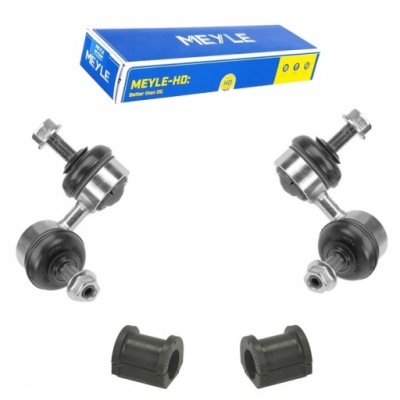 2x з'єднувач стабілізатора перед + гумки стабілізатора honda civic vii 2001- фото №1