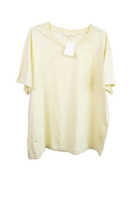 H&m t-shirt koszula bawełniana luźna cytrynowa 42 XL 14