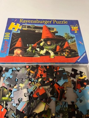 Puzzle 100 TOY STORY duże kompletne RAVENSBURGER