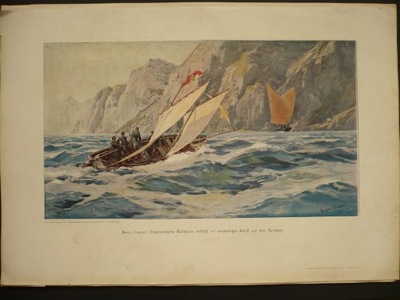 Z. Diemer, Zegluga na jeziorze Garda, oryg. 1898