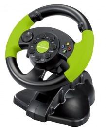 Kierownica Esperanza EG104 PC, Xbox 360 kolor czarno-zielony