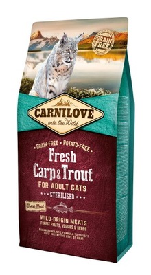 Carnilove Cat Fresh Carp Trout Sterilised KARP 6kg