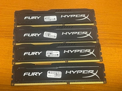 KINGSTON HYPERX FURY 16GB (4x4GB) 1600 CL10