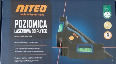 Poziomica laserowa do płytek Niteo Tools