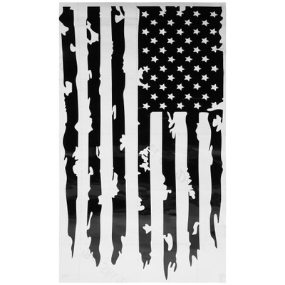 Naklejka z flagą USA Naklejka na zderzak samochodu US National