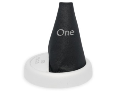 Mini cooper r50 автоматична коробка передач чохол перемикання передач чорна шкіра вишивка szary фото №1